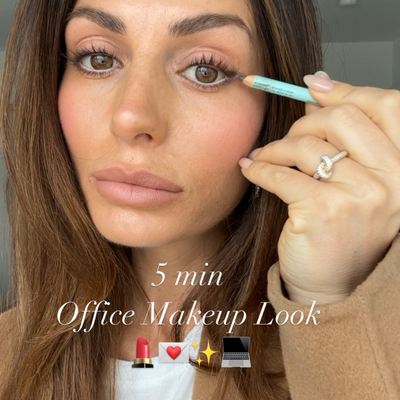 Gabriella's 5 min office makeup look